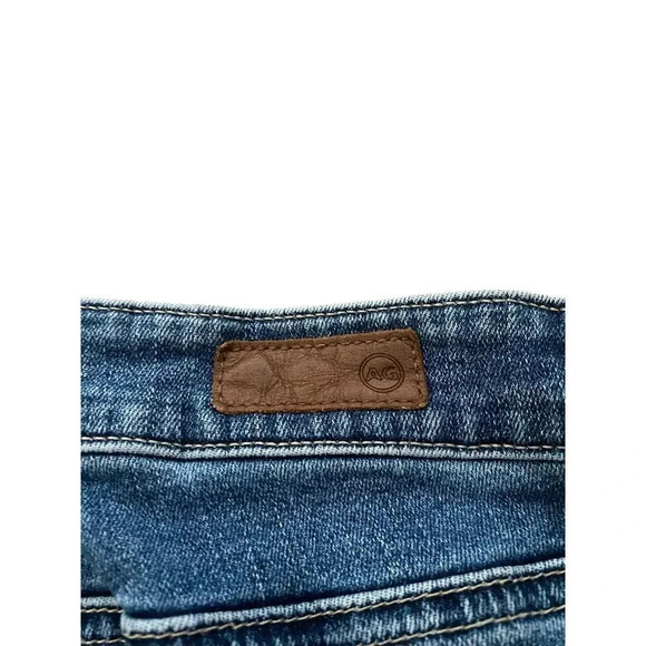 AG Adriano Goldschmied Farrah skinny ankle high rise Raw Hem Jeans Size 32R - Picture 8 of 9